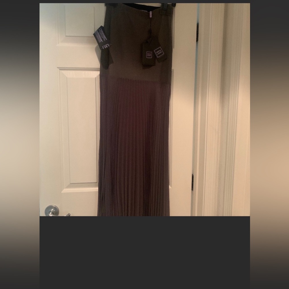 Dark grey herve leger skirt